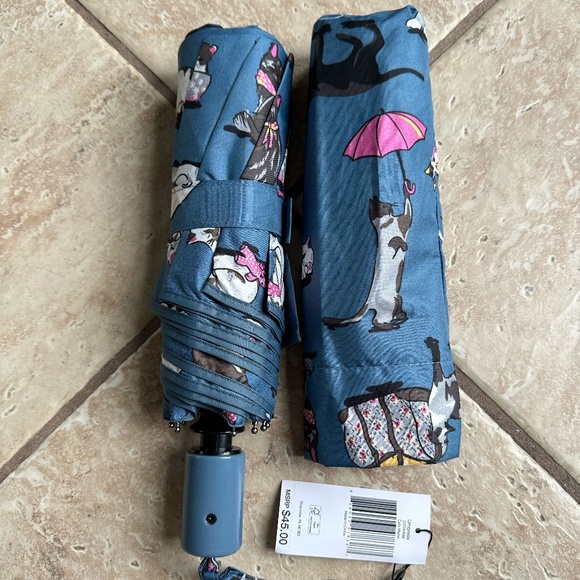VERA BRADLEY UMBRELLA CAT'S MEOW:NWT CATS - Picture 2 of 9